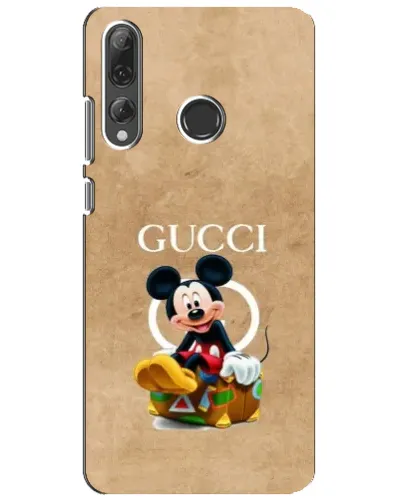 Чехол для Huawei P Smart Plus 2019 с картинкой «Микки Маус Gucci — крафт»