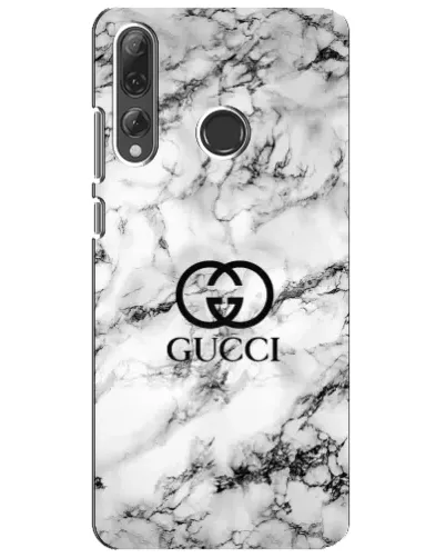 Чехол для Huawei P Smart Plus 2019 с картинкой «Gucci — мраморный шик»