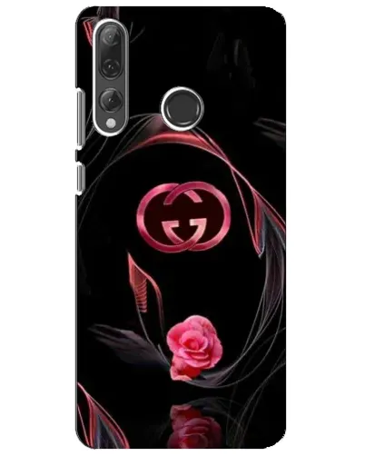 Чехол для Huawei P Smart Plus 2019 с картинкой «Gucci — неоновая роза»