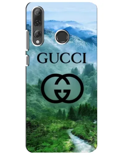 Чехол для Huawei P Smart Plus 2019 с картинкой «Gucci — горный пейзаж»