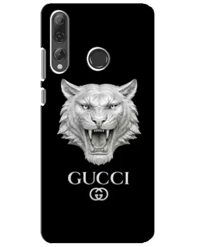 Чехол для Huawei P Smart Plus 2019 с картинкой «Gucci — серебряный лев» Чехол для Huawei P Smart Plus 2019 с картинкой «Gucci — серебряный лев»