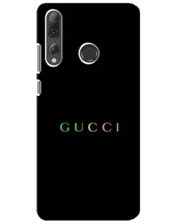 Чехол для Huawei P Smart Plus 2019 с картинкой «Gucci — неоновый минимализм»