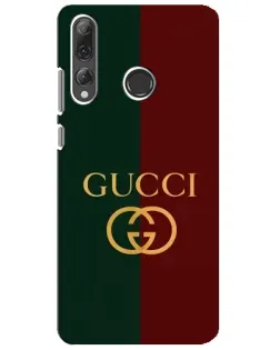 Чехол для Huawei P Smart Plus 2019 с картинкой «Gucci — темно-зеленый градиент»