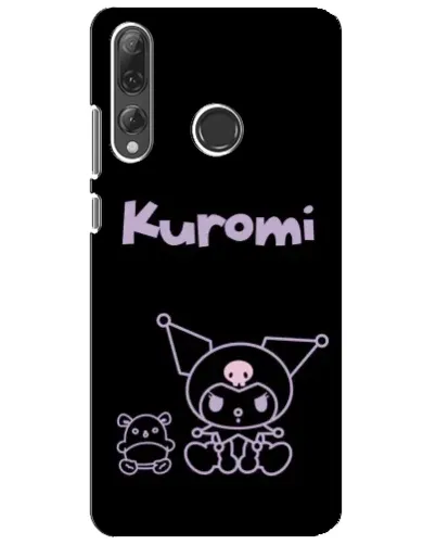 Чехол для Huawei P Smart Plus 2019 с картинкой «Kuromi — черный минимализм» Чехол для Huawei P Smart Plus 2019 с картинкой «Kuromi — черный минимализм»
