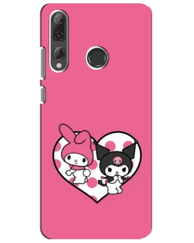Чехол для Huawei P Smart Plus 2019 с картинкой «Kuromi и My Melody» Чехол для Huawei P Smart Plus 2019 с картинкой «Kuromi и My Melody»