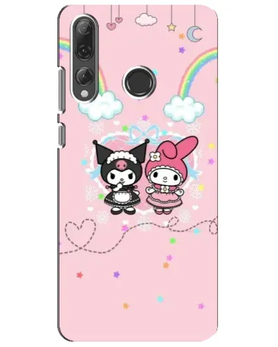 Чехол для Huawei P Smart Plus 2019 с картинкой «My Melody и Kuromi» Чехол для Huawei P Smart Plus 2019 с картинкой «My Melody и Kuromi»