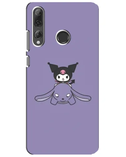 Чехол для Huawei P Smart Plus 2019 с картинкой «Kuromi на лиловом фоне» Чехол для Huawei P Smart Plus 2019 с картинкой «Kuromi на лиловом фоне»