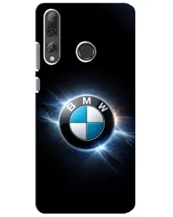 Чохол для Huawei P Smart Plus 2019 з картинкою «BMW — неонове сяйво» Чохол для Huawei P Smart Plus 2019 з картинкою «BMW — неонове сяйво»