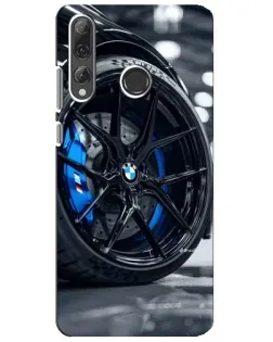 Чехол для Huawei P Smart Plus 2019 с картинкой «Колесо BMW вблизи» Чехол для Huawei P Smart Plus 2019 с картинкой «Колесо BMW вблизи»