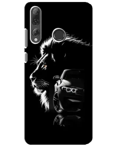 Чехол для Huawei P Smart Plus 2019 с картинкой «BMW и лев» Чехол для Huawei P Smart Plus 2019 с картинкой «BMW и лев»