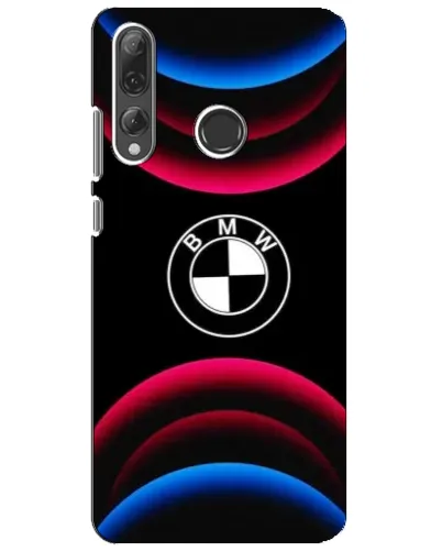 Чехол для Huawei P Smart Plus 2019 с картинкой «Логотип BMW и неоновые дуги» Чехол для Huawei P Smart Plus 2019 с картинкой «Логотип BMW и неоновые дуги»