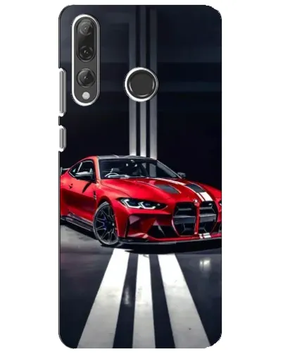 Чехол для Huawei P Smart Plus 2019 с картинкой «Красная BMW на дороге» Чехол для Huawei P Smart Plus 2019 с картинкой «Красная BMW на дороге»