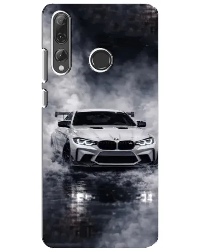 Чехол для Huawei P Smart Plus 2019 с картинкой «BMW сквозь туман» Чехол для Huawei P Smart Plus 2019 с картинкой «BMW сквозь туман»