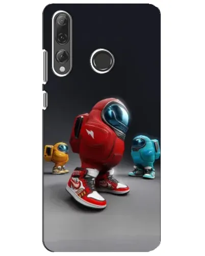 Чехол для Huawei P Smart Plus 2019 с картинкой «Among Us — 3D стиль»