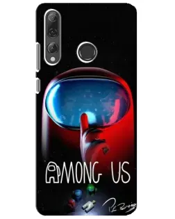 Чохол для Huawei P Smart Plus 2019 з картинкою «Червоний імпостер — макро» Чохол для Huawei P Smart Plus 2019 з картинкою «Червоний імпостер — макро»