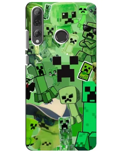 Чехол для Huawei P Smart Plus 2019 с картинкой «Криперы Minecraft» Чехол для Huawei P Smart Plus 2019 с картинкой «Криперы Minecraft»
