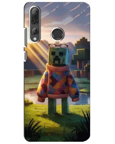 Чехол для Huawei P Smart Plus 2019 с картинкой «Крипер в свитере» Чехол для Huawei P Smart Plus 2019 с картинкой «Крипер в свитере»