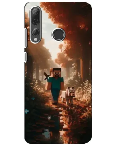 Чехол для Huawei P Smart Plus 2019 с картинкой «Стив в лесу» Чехол для Huawei P Smart Plus 2019 с картинкой «Стив в лесу»