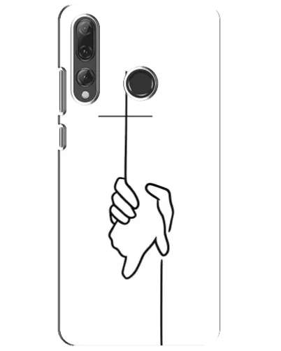 Чехол для Huawei P Smart Plus 2019 с картинкой «Рука держит»