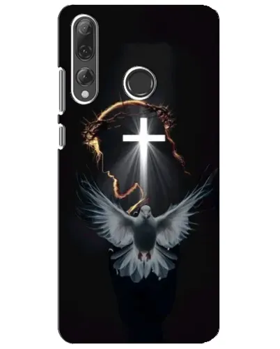 Чехол для Huawei P Smart Plus 2019 с картинкой «Голубь и Свет»