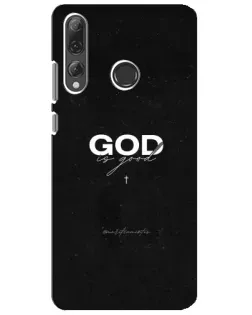 Чехол для Huawei P Smart Plus 2019 с картинкой «GOD — Бог над всем»