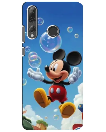 Чехол для Huawei P Smart Plus 2019 с картинкой «Mickey и мыльные пузыри»
