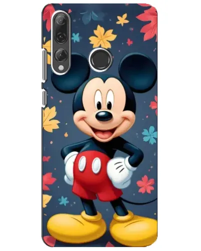 Чехол для Huawei P Smart Plus 2019 с картинкой «Осенний Mickey Mouse»