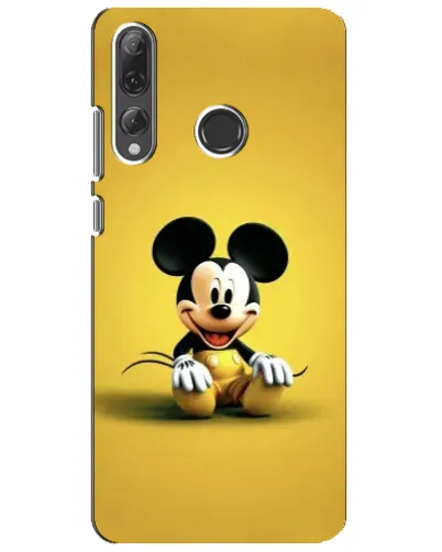 Чехол для Huawei P Smart Plus 2019 с картинкой «Микки на желтом»