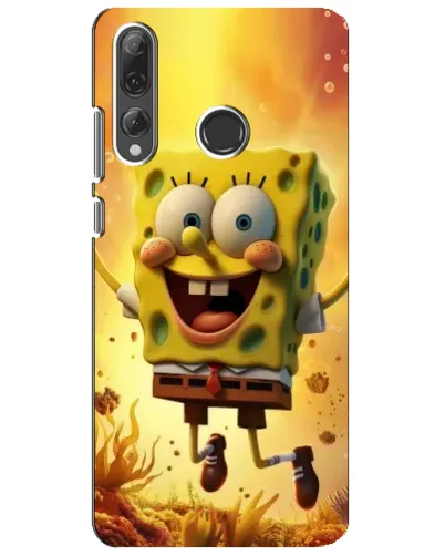 Чехол для Huawei P Smart Plus 2019 с картинкой «Губка Боб прыгает» Чехол для Huawei P Smart Plus 2019 с картинкой «Губка Боб прыгает»