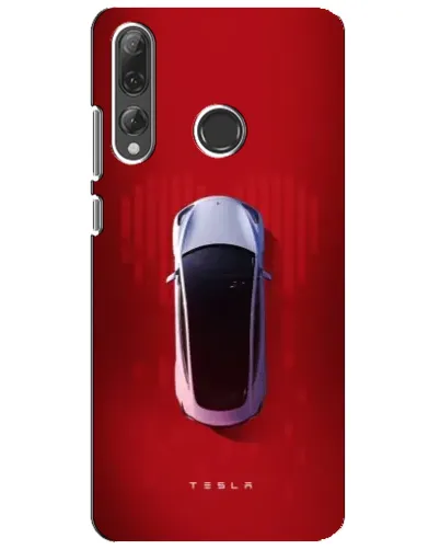 Чехол для Huawei P Smart Plus 2019 с картинкой «Tesla Top View»