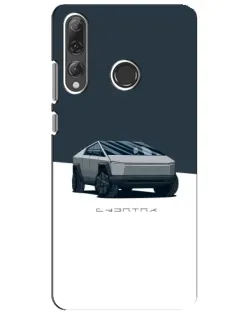 Чехол для Huawei P Smart Plus 2019 с картинкой «Серебристый Cybertruck Tesla» Чехол для Huawei P Smart Plus 2019 с картинкой «Серебристый Cybertruck Tesla»