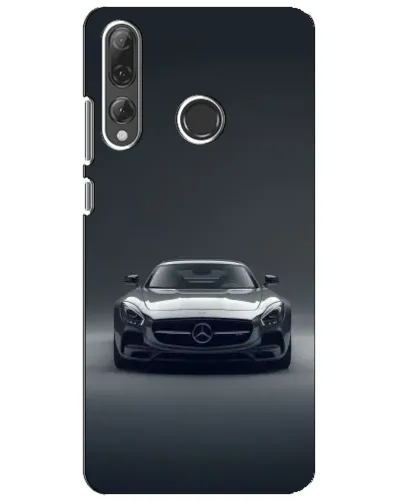Чехол для Huawei P Smart Plus 2019 с картинкой «Mercedes на черном»