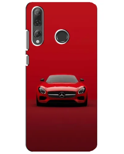 Чехол для Huawei P Smart Plus 2019 с картинкой «Красный Mercedes AMG»