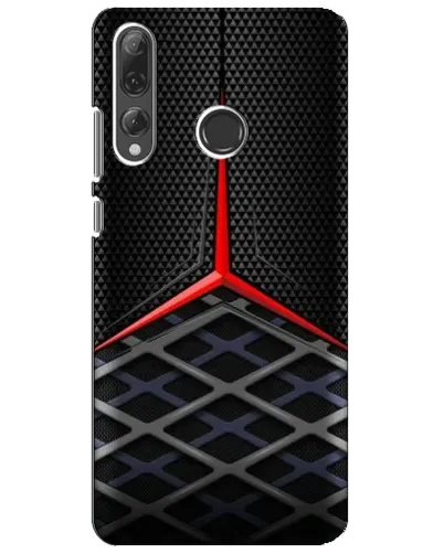 Чехол для Huawei P Smart Plus 2019 с картинкой «Mercedes Carbon Grid»