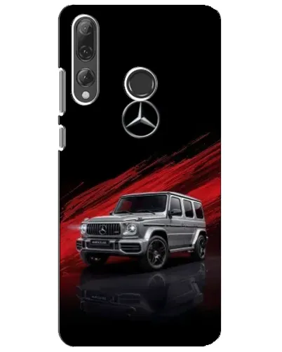 Чехол для Huawei P Smart Plus 2019 с картинкой «Mercedes G-Class красный»