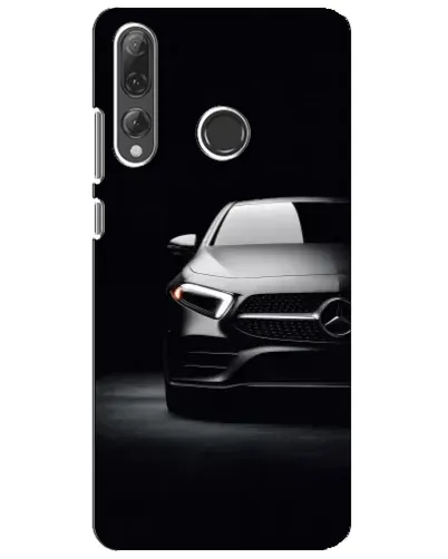 Чехол для Huawei P Smart Plus 2019 с картинкой «Свет фар Mercedes»
