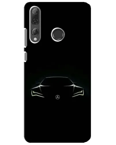 Чехол для Huawei P Smart Plus 2019 с картинкой «Mercedes — силуэт авто» Чехол для Huawei P Smart Plus 2019 с картинкой «Mercedes — силуэт авто»