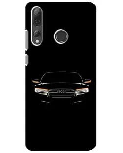 Чехол для Huawei P Smart Plus 2019 с картинкой «Audi — ночной контур»