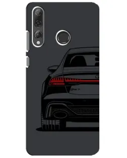 Чехол для Huawei P Smart Plus 2019 с картинкой «Задняя часть Audi — арт»