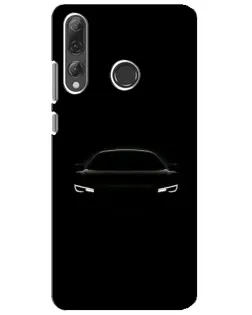 Чехол для Huawei P Smart Plus 2019 с картинкой «Взгляд Audi в темноте»