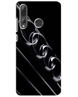 Чехол для Huawei P Smart Plus 2019 с картинкой «Audi — абстрактные кольца»