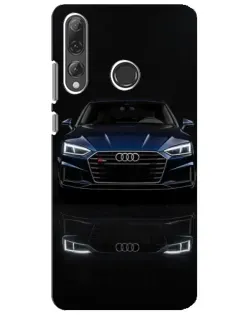 Чехол для Huawei P Smart Plus 2019 с картинкой «Audi — ночное отражение»