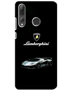 Чехол для Huawei P Smart Plus 2019 с картинкой «Логотип Lamborghini классика»