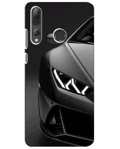 Чехол для Huawei P Smart Plus 2019 с картинкой «Lamborghini фары детализация»