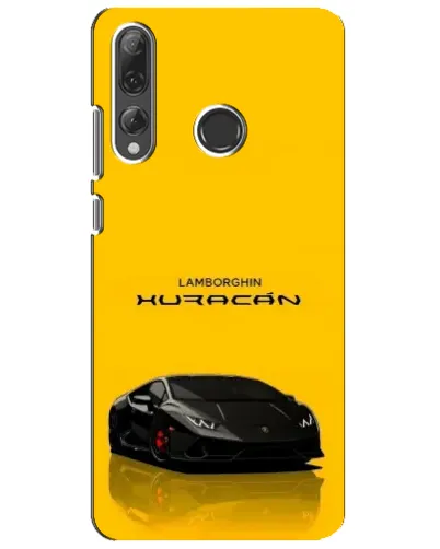 Чехол для Huawei P Smart Plus 2019 с картинкой «Lamborghini Huracan черный»