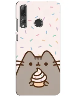 Чохол для Huawei P Smart Plus 2019 з картинкою «Пушин з кексом»