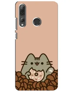 Чохол для Huawei P Smart Plus 2019 з картинкою «Кавовий Пушин»