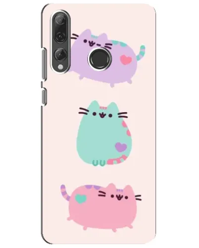 Чохол для Huawei P Smart Plus 2019 з картинкою «Pusheen тріо» Чохол для Huawei P Smart Plus 2019 з картинкою «Pusheen тріо»