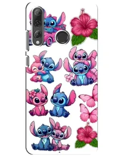 Чохол для Huawei P Smart Plus 2019 з картинкою «Стікери Stitch та Angel» Чохол для Huawei P Smart Plus 2019 з картинкою «Стікери Stitch та Angel»