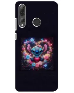 Чохол для Huawei P Smart Plus 2019 з картинкою «Stitch у квітах» Чохол для Huawei P Smart Plus 2019 з картинкою «Stitch у квітах»